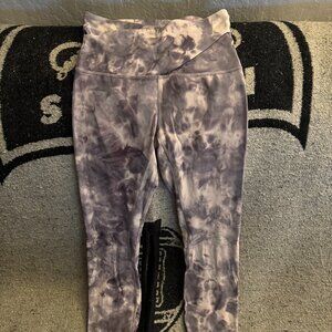 Align Pant 28 Criss Cross Waist Diamond Dye Pink Bliss Graphite